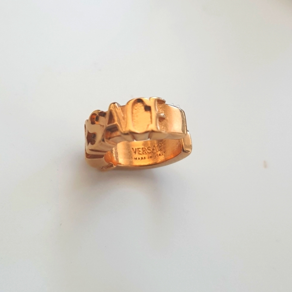 VERSACE Double Gold Ear Cuff - Picture 7 of 7